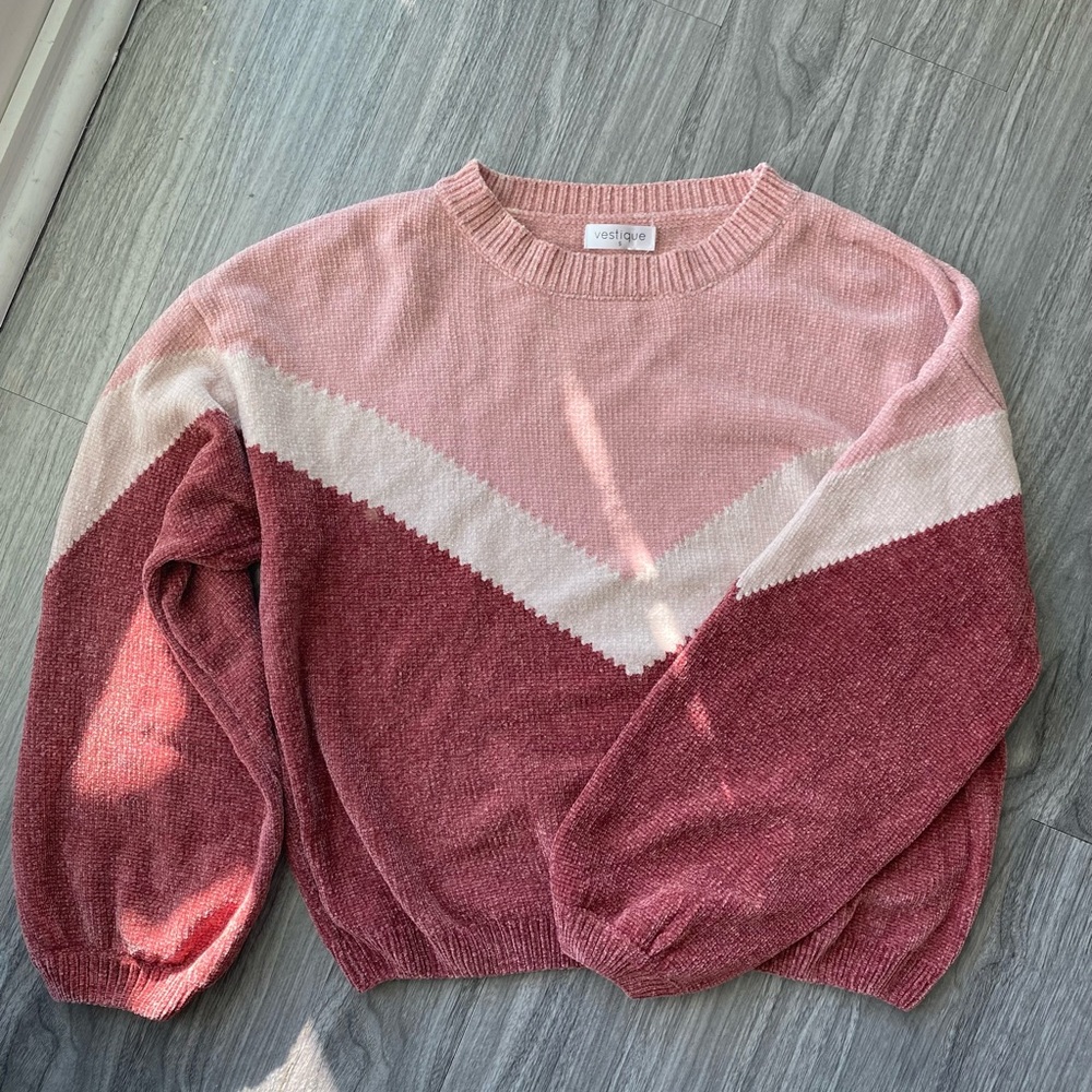 Vestique Multi color chenille sweater